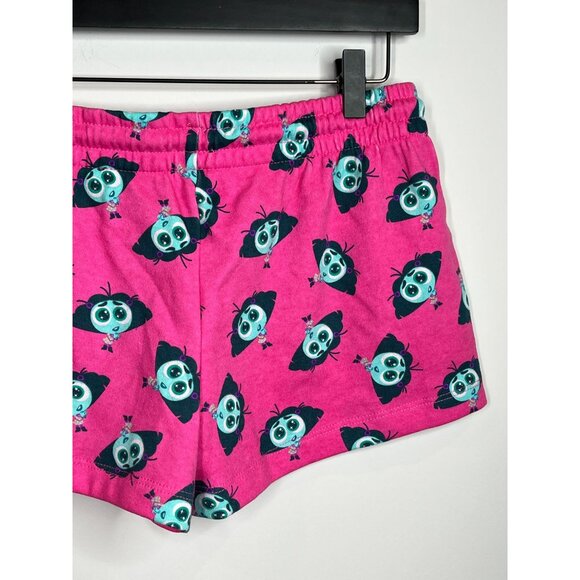 Inside Out 2 Disney Shorts Womens Medium Graphic Sweat Active Pink Blue Envy - Picture 6 of 16